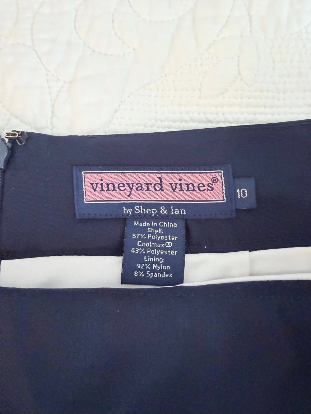 Vineyard Vine Classic Navy Blue A-Line Women's Skort
